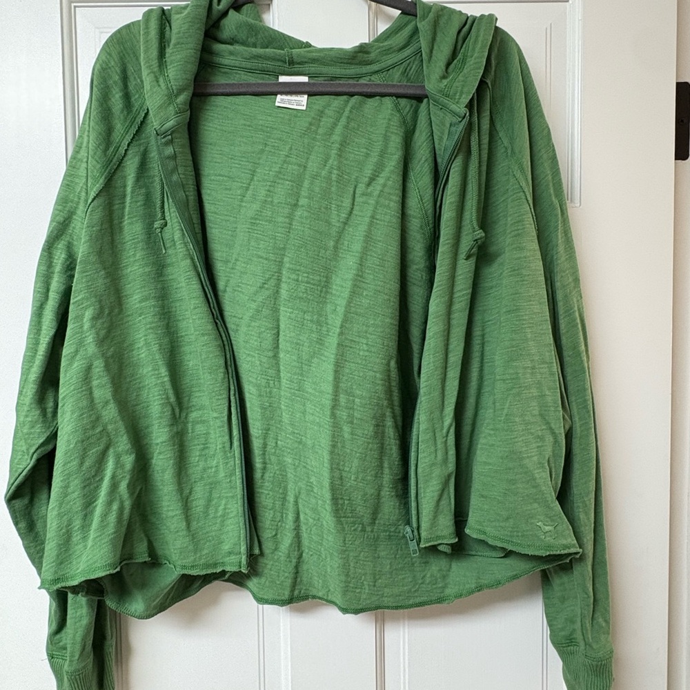 VS Pink Cropped Hoodies